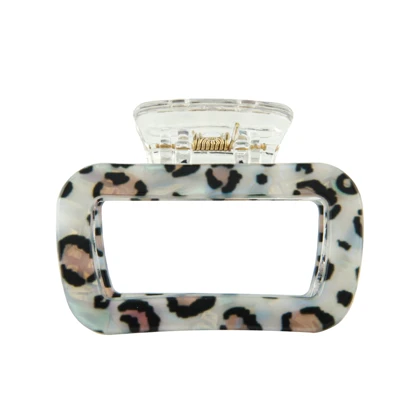 کلیپس زنانه مدل مکعبی پلنگی