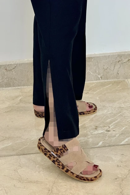 شلوار لینن بغل چاک