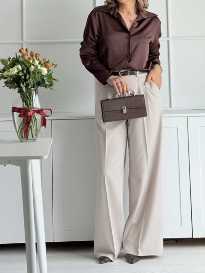 شومیز زنانه satin زنیر