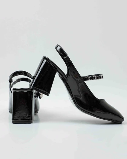 1055 - کفش پشت‌باز رکاب نگینی 1055