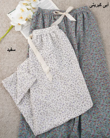 شلوار گلریز موسلین کد 29959