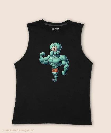 تاپ مردانه و زنانه طرح اختاپوس بدنساز کد 1056
