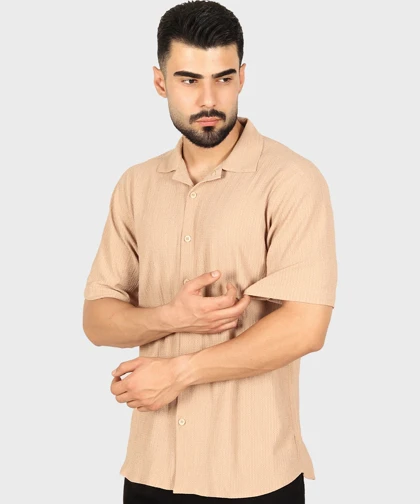 پیراهن لش مردانه یقه انگلیسی و کنفی 4033
