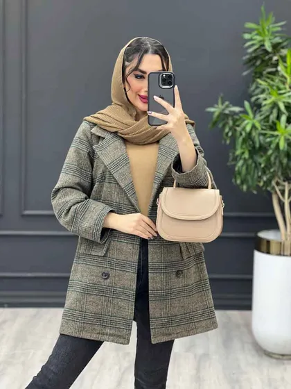 پالتو چهاردکمه دوجیب