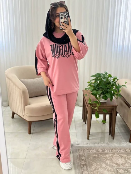 ست زنانه و دخترانه اسپرت بیرونی کد 645