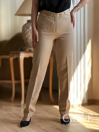 شلوار کرپ مازراتی راسته قد 100