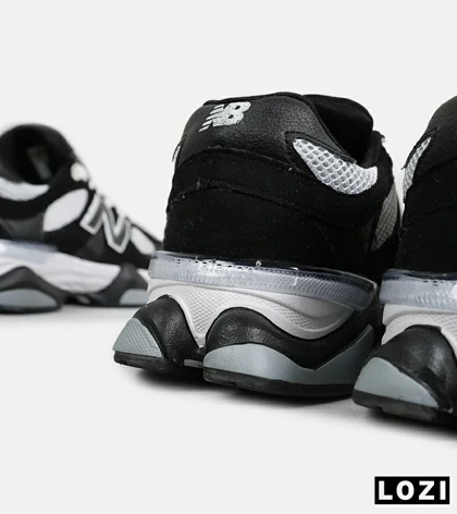 کفش کتانی مردانه و زنانه سفید مشکی NEW BALANCE 9060 مدل 7107