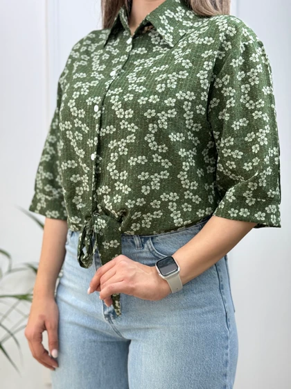 شومیز پایین گره‌ای Spring