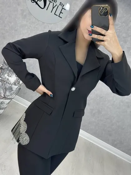 کت آویز نگین‌دار : 8599
