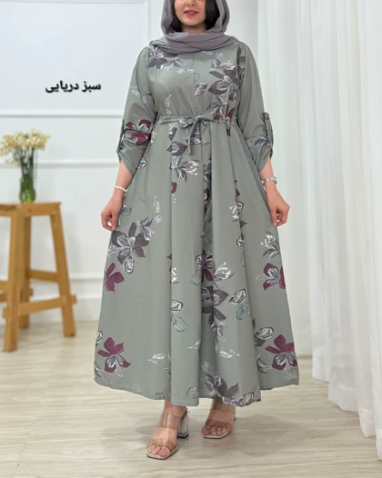 پیراهن مانتویی تمنا کد محصول 1589