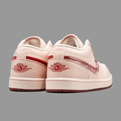 نایکی جردن 1 پتنت ولنتاینز دی ساق کوتاه Nike Air Jordan 1 Low Patent Valentine's Day