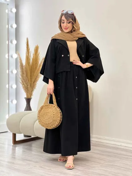 ست کت پانچ و دامن