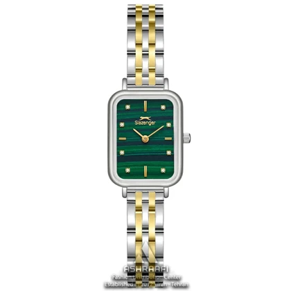 ساعت اسلازنجر صفحه سبز Slazenger SL.09.2549.3.05