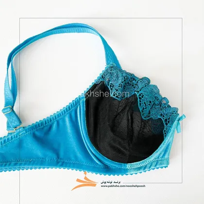 ست جکدار فیروزه ای مخملی فنردار برند نوشه پوش