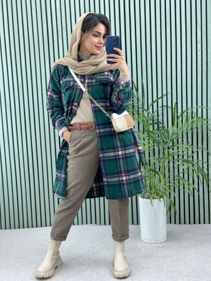 پالتو بلند پشمی