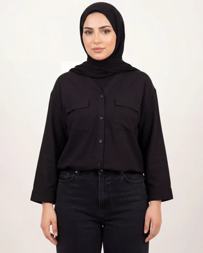 شومیز کجرا خارجی محرمی 7563