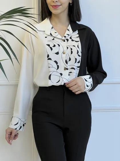 شومیز طرحدار مجلسی 2