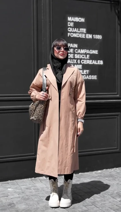 بارانی بلند زنانه