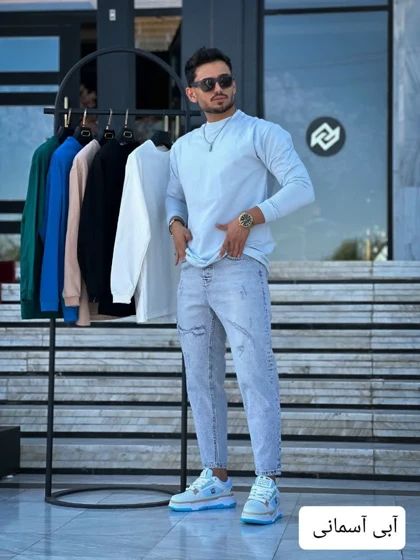 تیشرت آستین بلند سون _ کد 2027