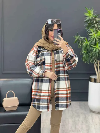 شکت چهارخونه تک جیب