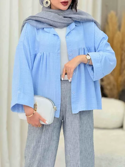 مانتو چین‌دار نیارا