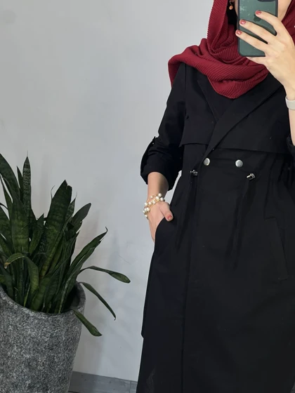 مانتو دکمه دار ثمین(ایراد دار)