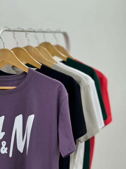 تیشرت پنبه H&M