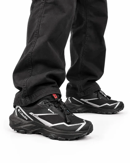 کفش کتانی رانینگ مردانه کلمبیا گورتکس مشکی طوسی Columbia Goretex