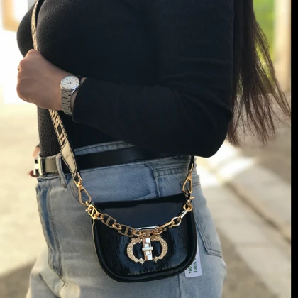 کیف زنانه مینی بگ ورنی وارداتی Dior کد 1055