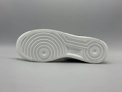 کتانی نایکی ایرفورس1 سفید نایک مشکی/Nike Air Force1 low