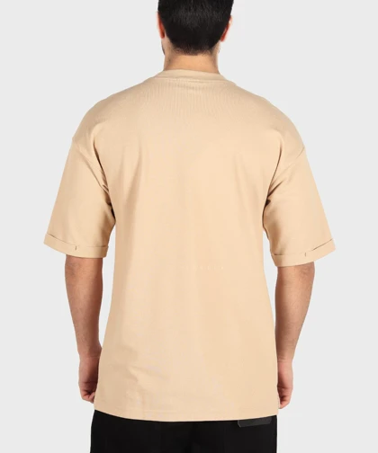 تیشرت باکسی مردانه ساده و تک جیب 1721