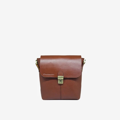 کیف دوشی چرم مردانه مدل d065 -- gb