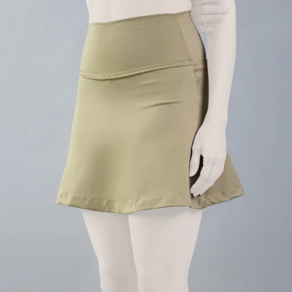 دامن کشاله دار تنیسی مدل SRN-6117 کرم