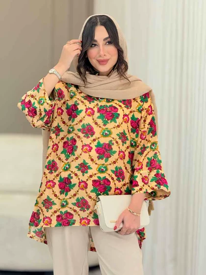 شومیز جلو بسته گلناز