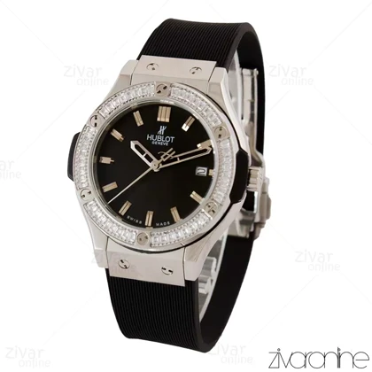 ساعت هابلوت زنانه کلاسیک فیوژن نگین‌دار 105127