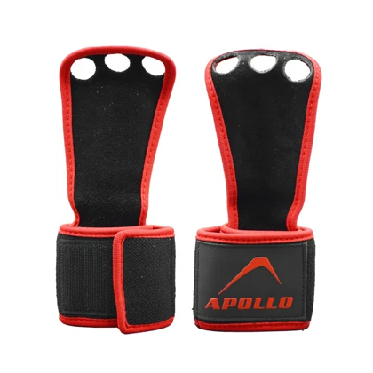 دستکش و محافظ کف دست بدنسازی آپولو مدل 404L1486 مشکی بسته دو عددی