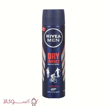 اسپری ضد تعریق مردانه نیوآ مدل dry impact plus حجم 150 میلی لیتر