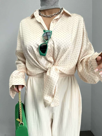 شومیز ساتن SPOTTY