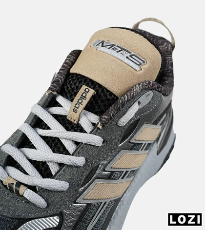 کفش کتانی مردانه و زنانه مشکی طوسی Adidas More Than Speed مدل 7554