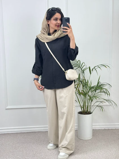 مانتو شومیزی گلی