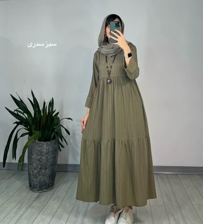 پیراهن مانتویی آهو 2