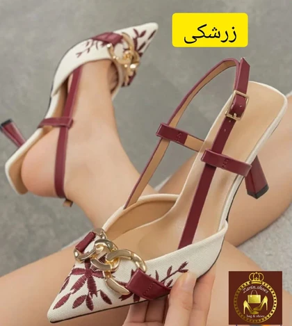 صندل مجلسی پشت‌باز زنانه سلن