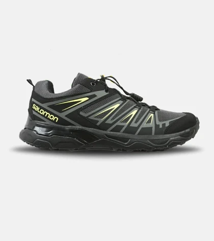کفش کتانی بزرگ پا مشکی سبز Salomon X ULTRA