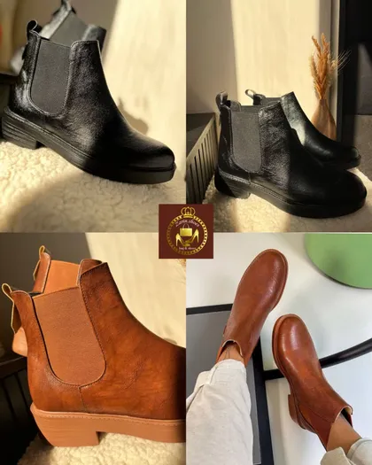 نیم بوت طبی کلاسیک دو کش زنانه