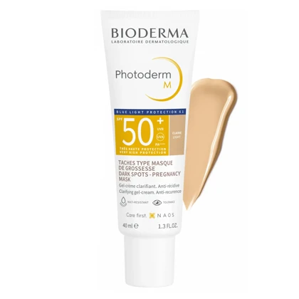 کرم ضد آفتاب رنگی بایودرما مدل Photoderm M SPF50 حجم 40ml