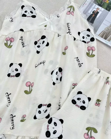 ست تاپ و شلوارک کاپ‌دار کد 5541