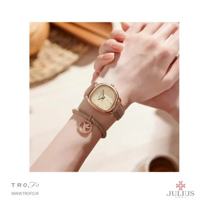 ساعت مچی زنانه جولیوس JULIUS مدل JA-1436B با پک هدیه