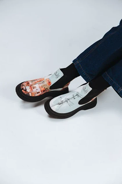 نیم بوت دندی طرح Daris