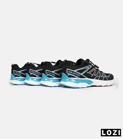 کفش کتانی بزرگ پا مشکی آبی قرمز سالومون Salomon X ULTRA