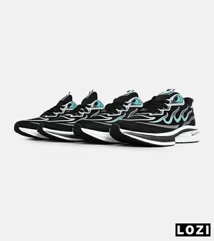 کفش کتانی مردانه مشکی آبی NIKE zoom X